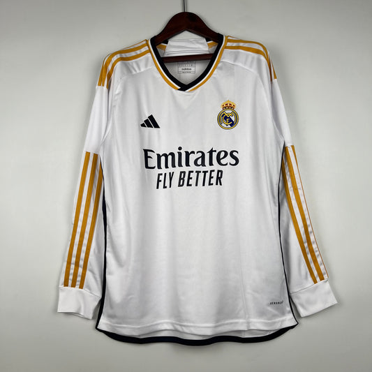 Real Madrid longsleeve home jersey. Season 23/24