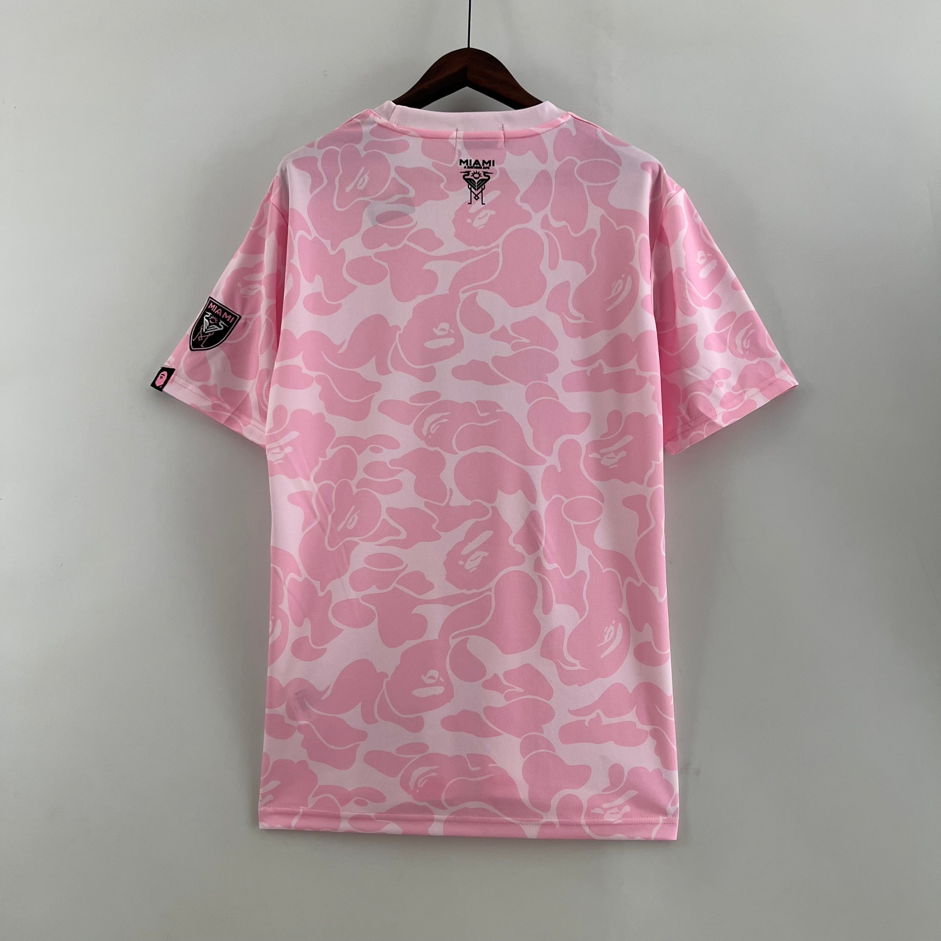 Inter Miami x BAPE Collaboration jersey. (pink)