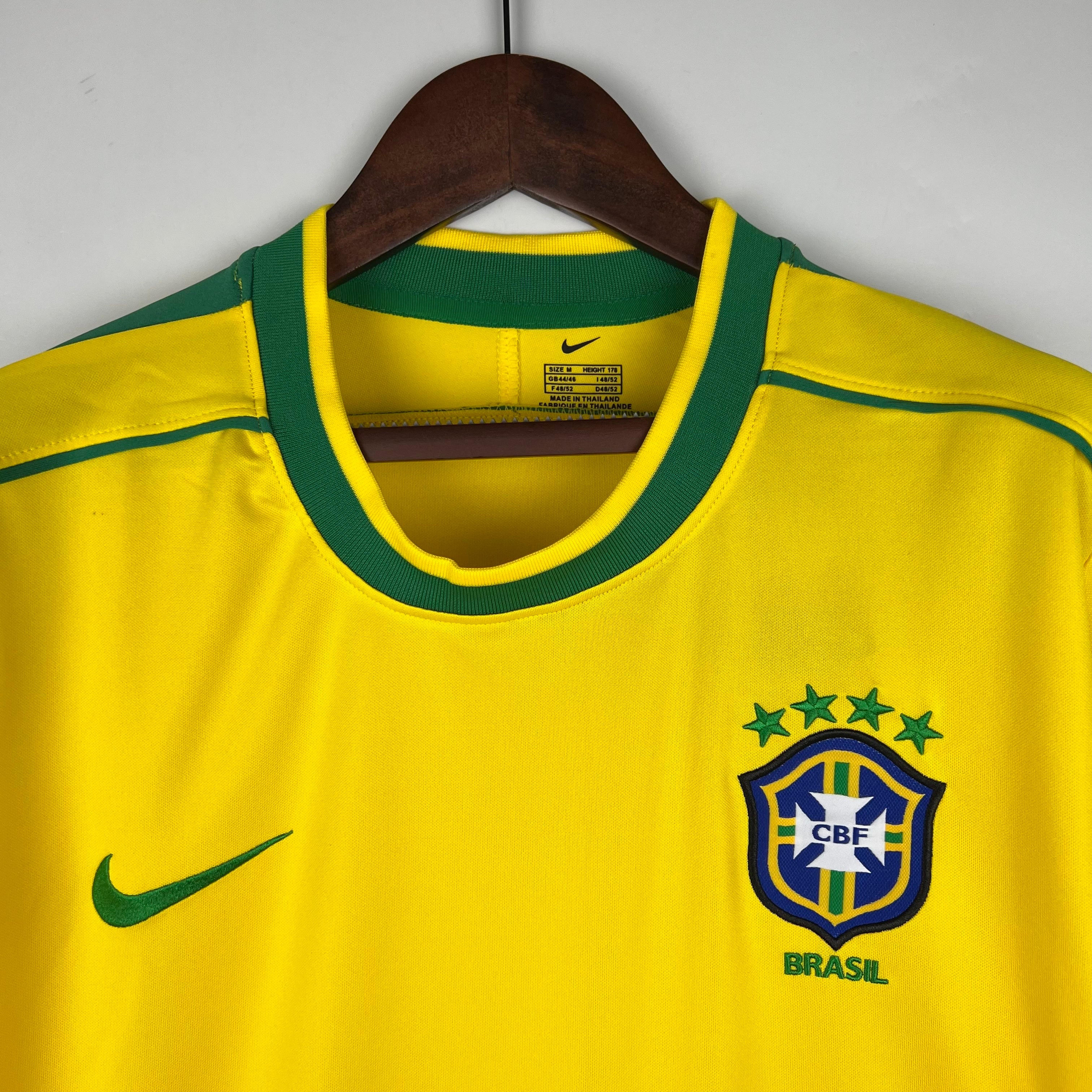 Brazil longsleeve home jersey. Season 1998