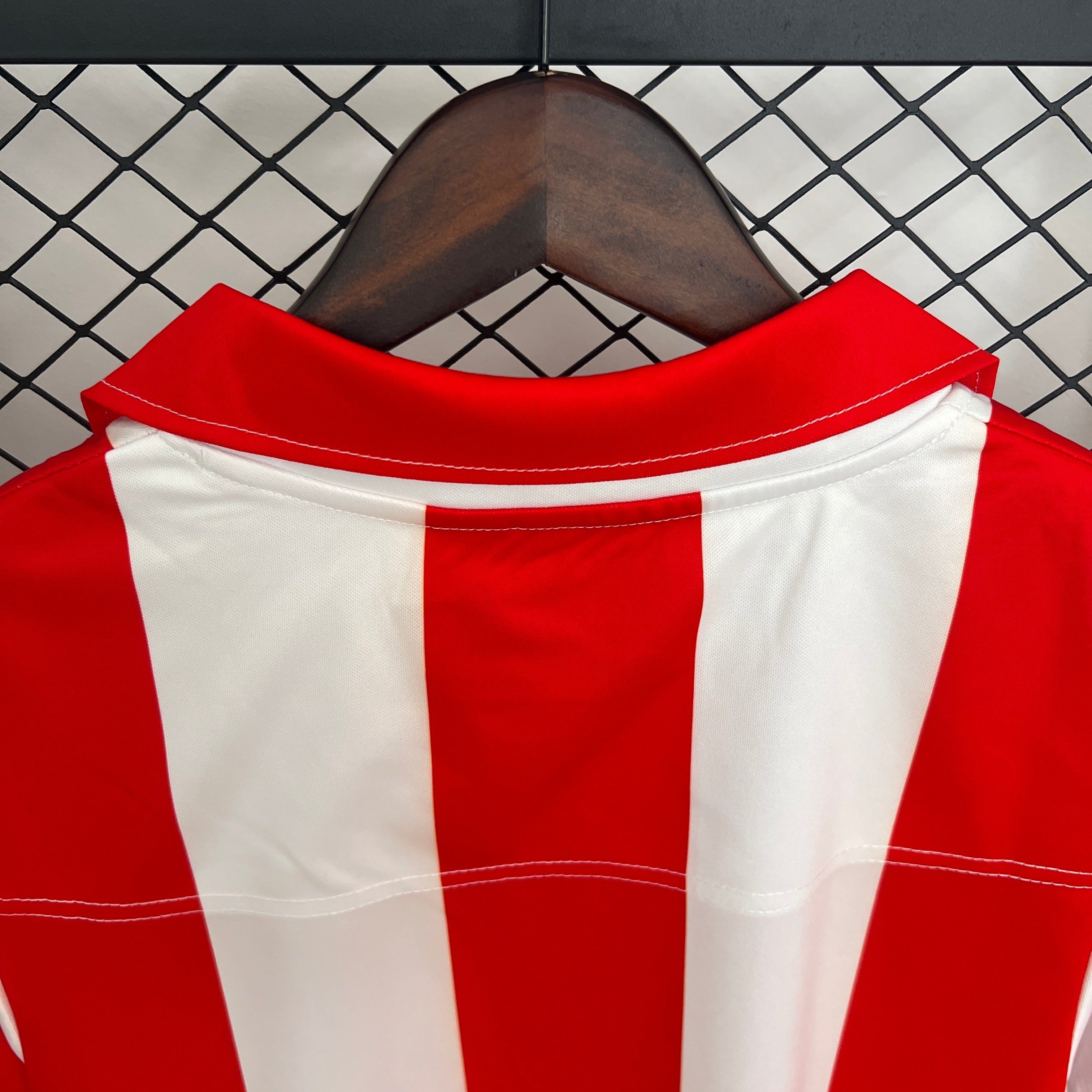 Atletico Madrid centenary edition home jersey. Season 03/04