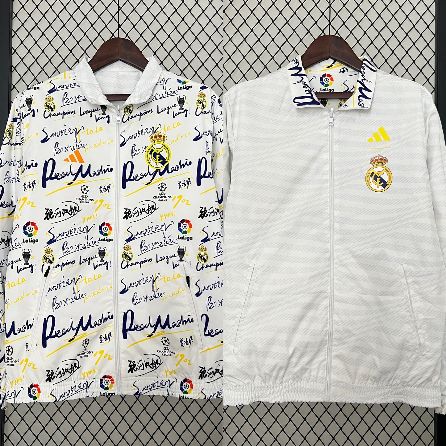 Real Madrid double-sided Windbreaker