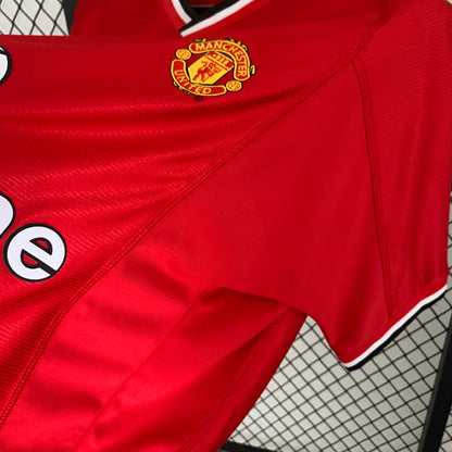 Manchester United home jersey. Season 00/01