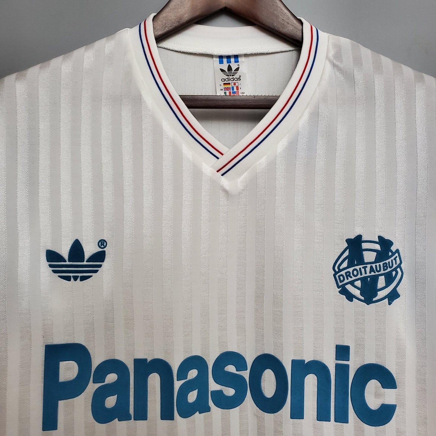 Marseille Olympique home jersey. Season 89/90