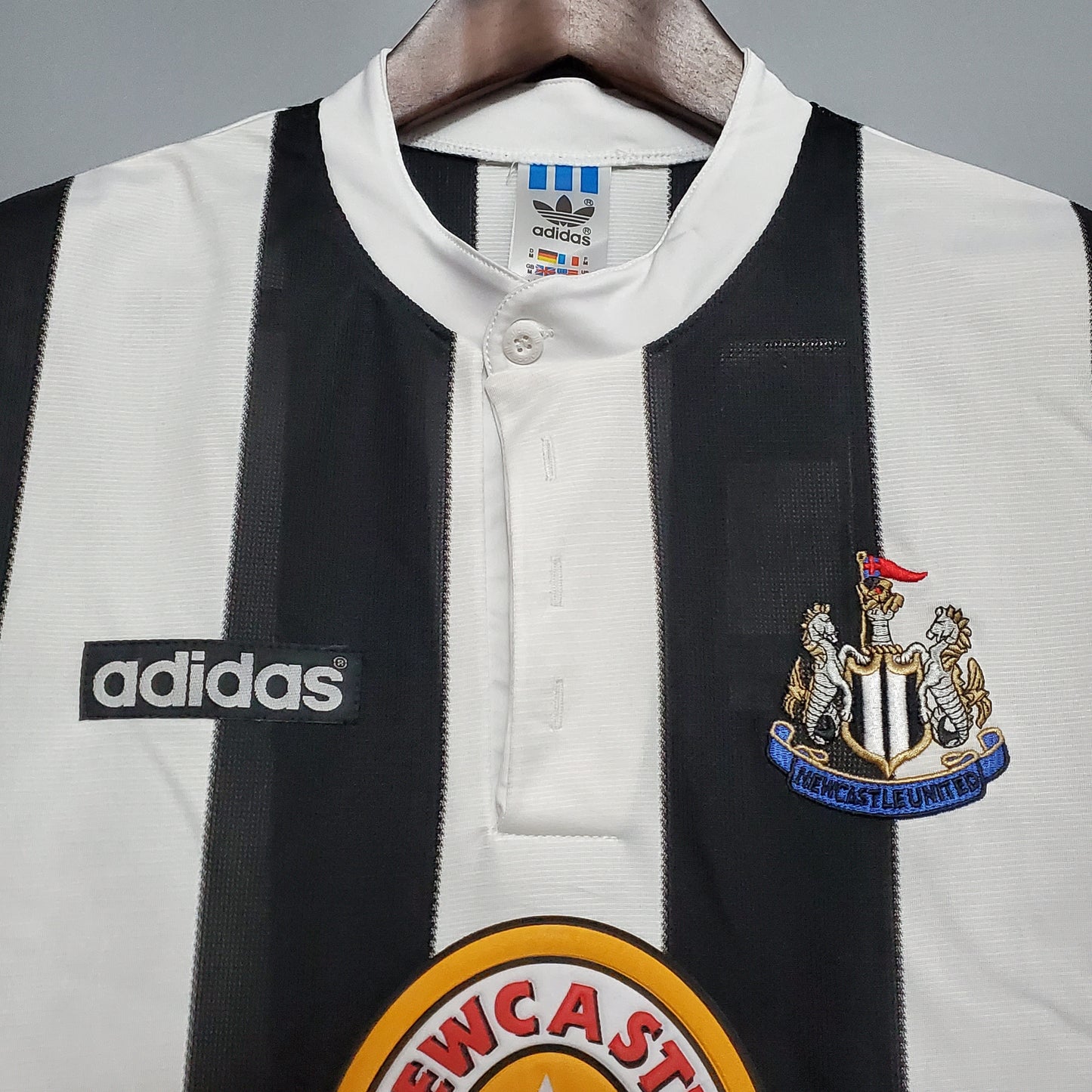 Newcastle United home jersey. Season 95/97