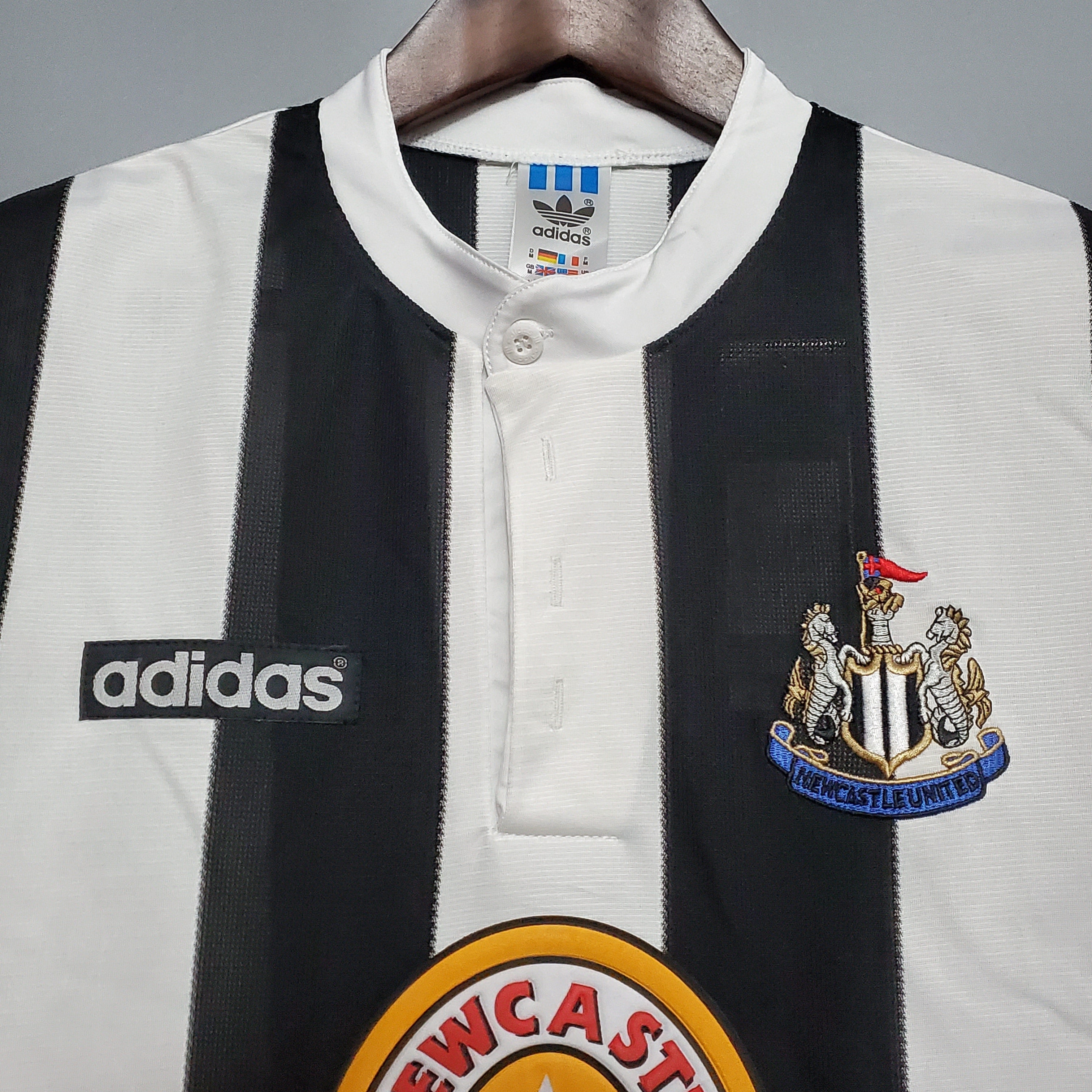 Newcastle United home jersey. Season 95/97