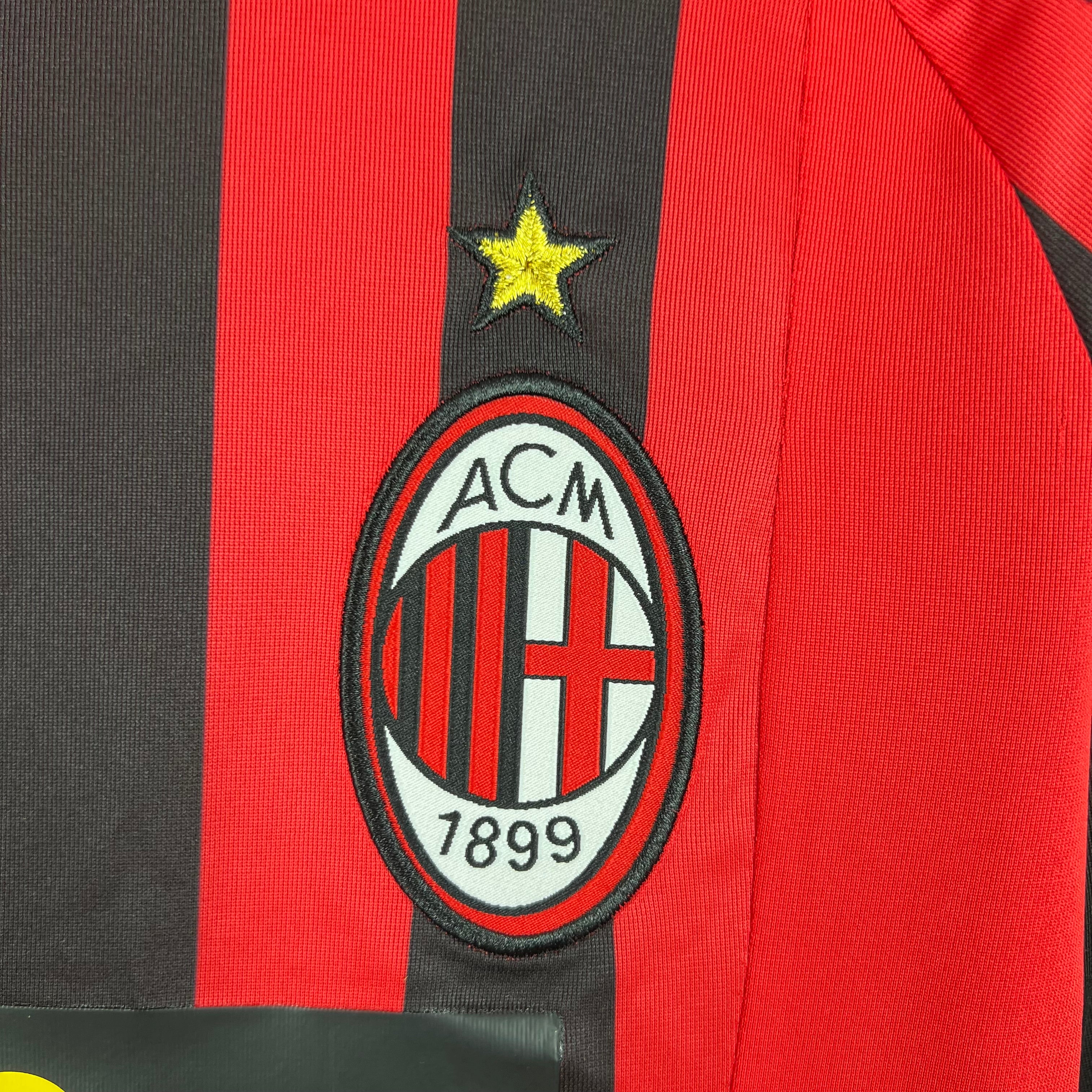 AC Milan longsleeve home jersey. Season 07/08
