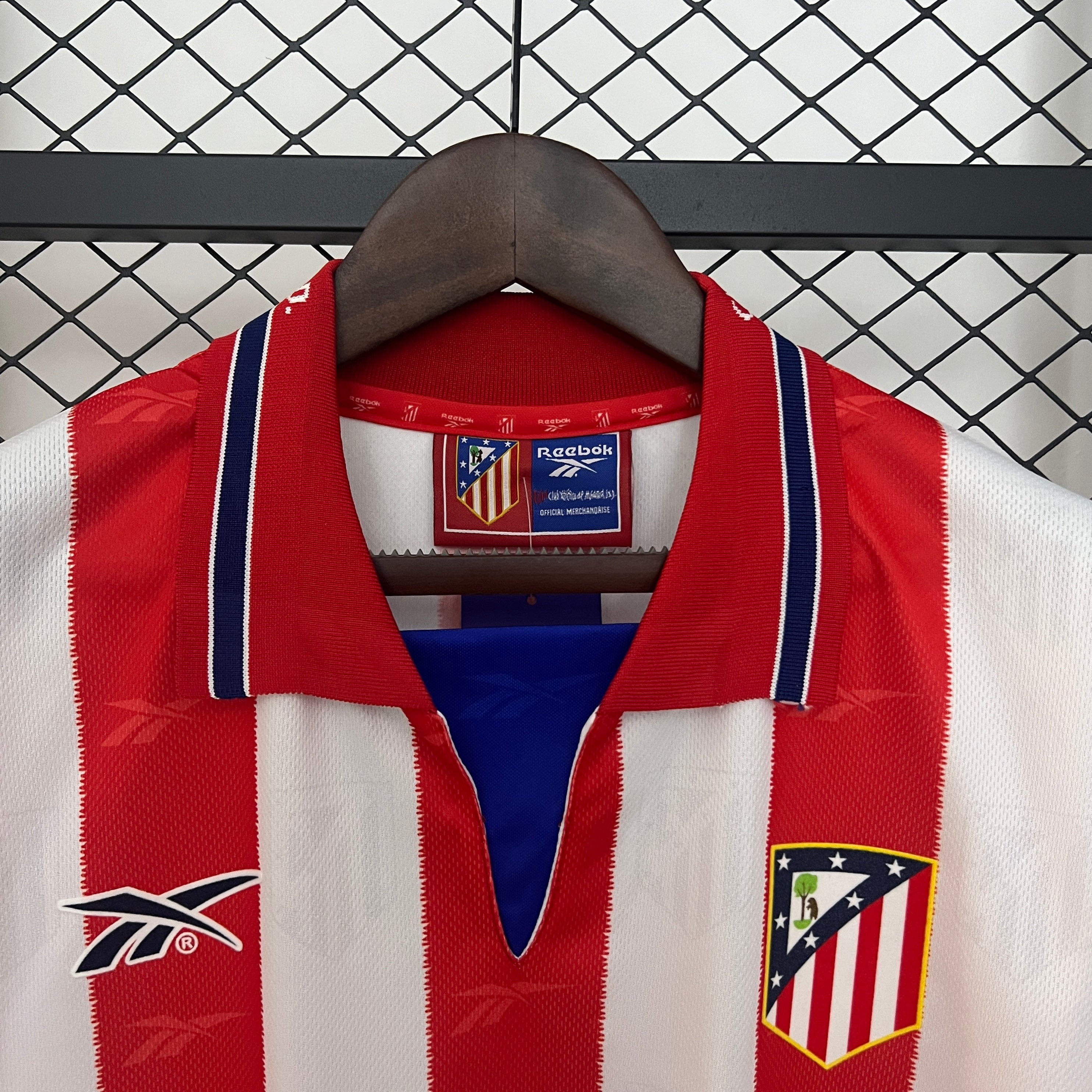 Atletico Madrid home jersey. Season 98/99