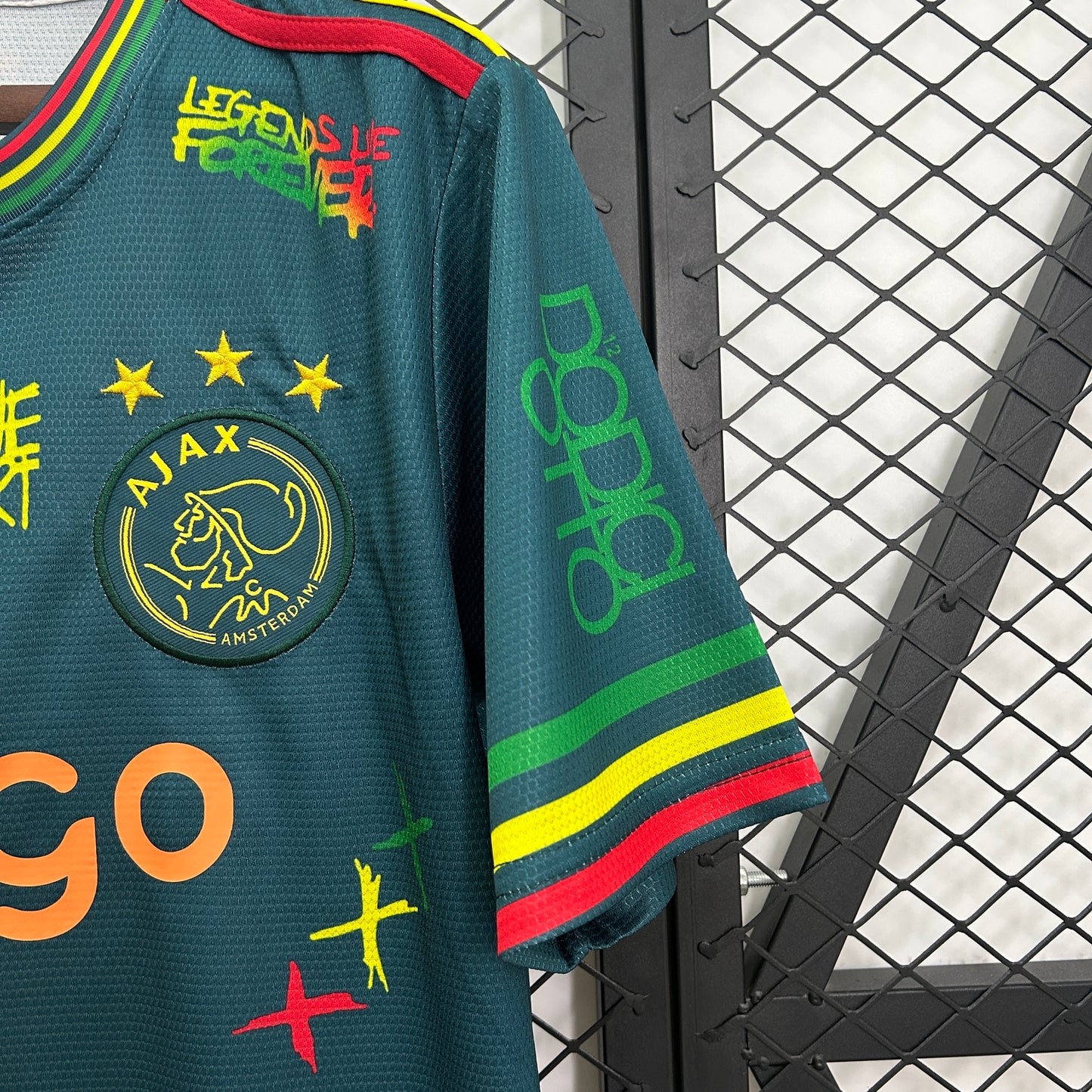 Ajax Bob Marley tribute special edititon jersey. (green)