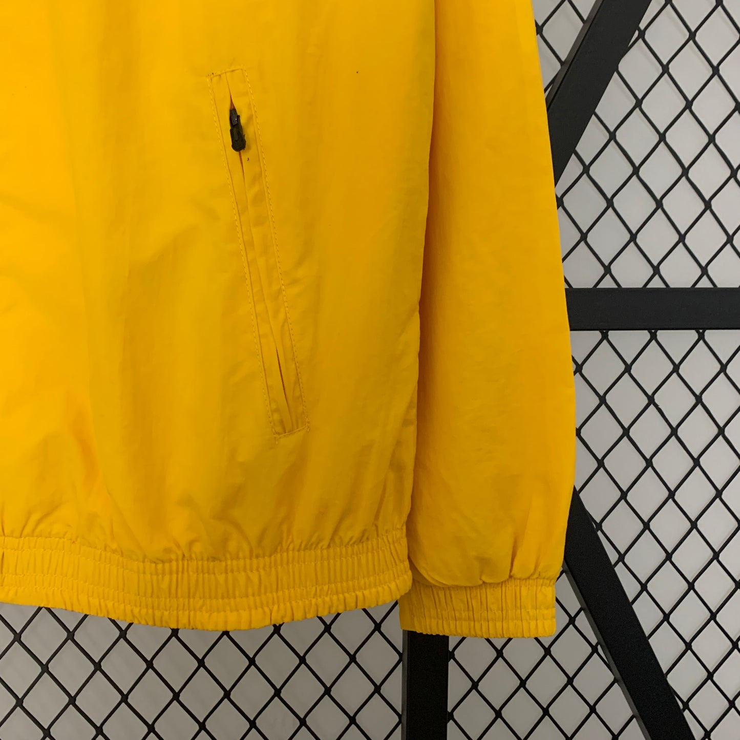 Ivory double-sided Windbreaker