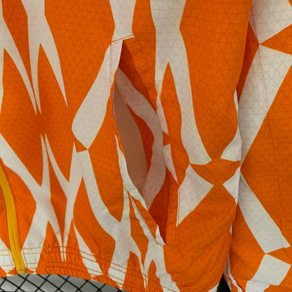 Ivory double-sided Windbreaker