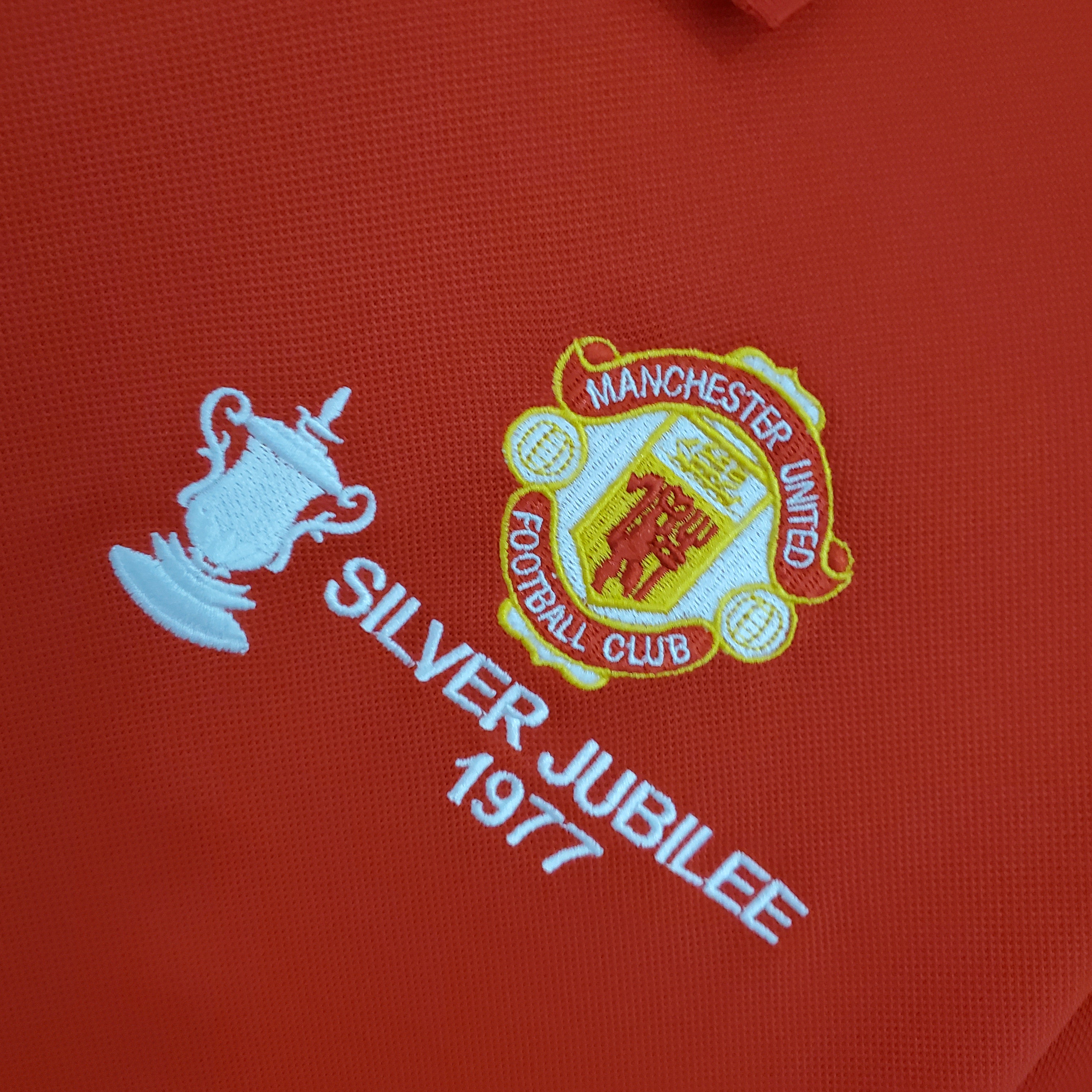 Manchester United home jersey. Season 77/78