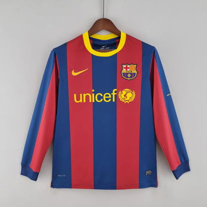Barcelona longsleeve home jersey. Season 10/11