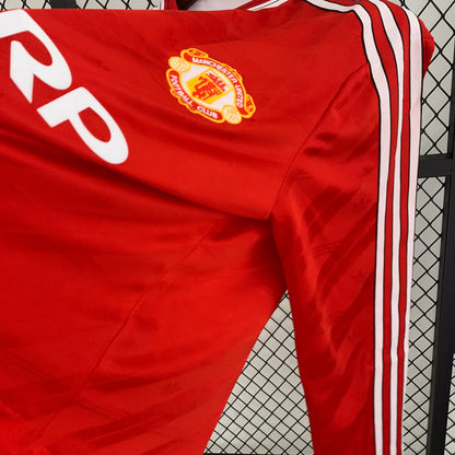 Manchester United longsleeve home jersey. Season 86/87