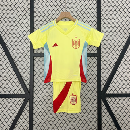 Spain 2024 away kids set