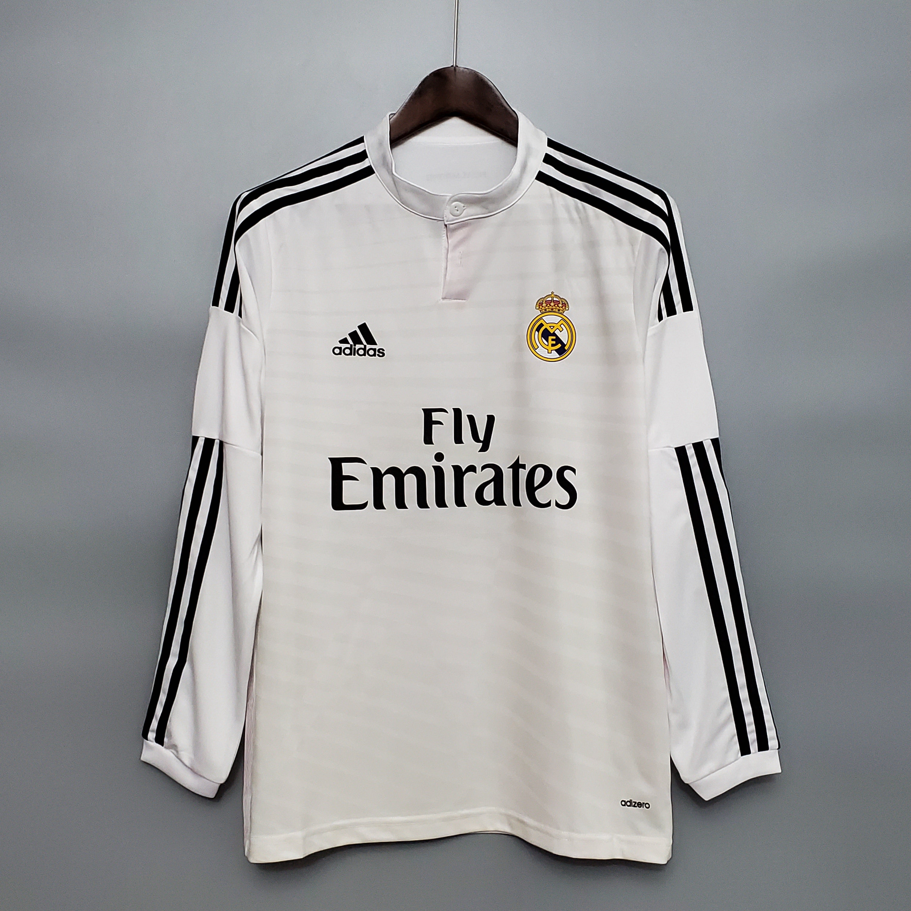 Real Madrid longsleeve home jersey. Season 14/15