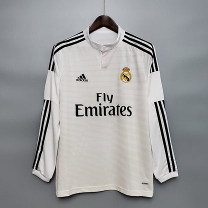 Real Madrid longsleeve home jersey. Season 14/15