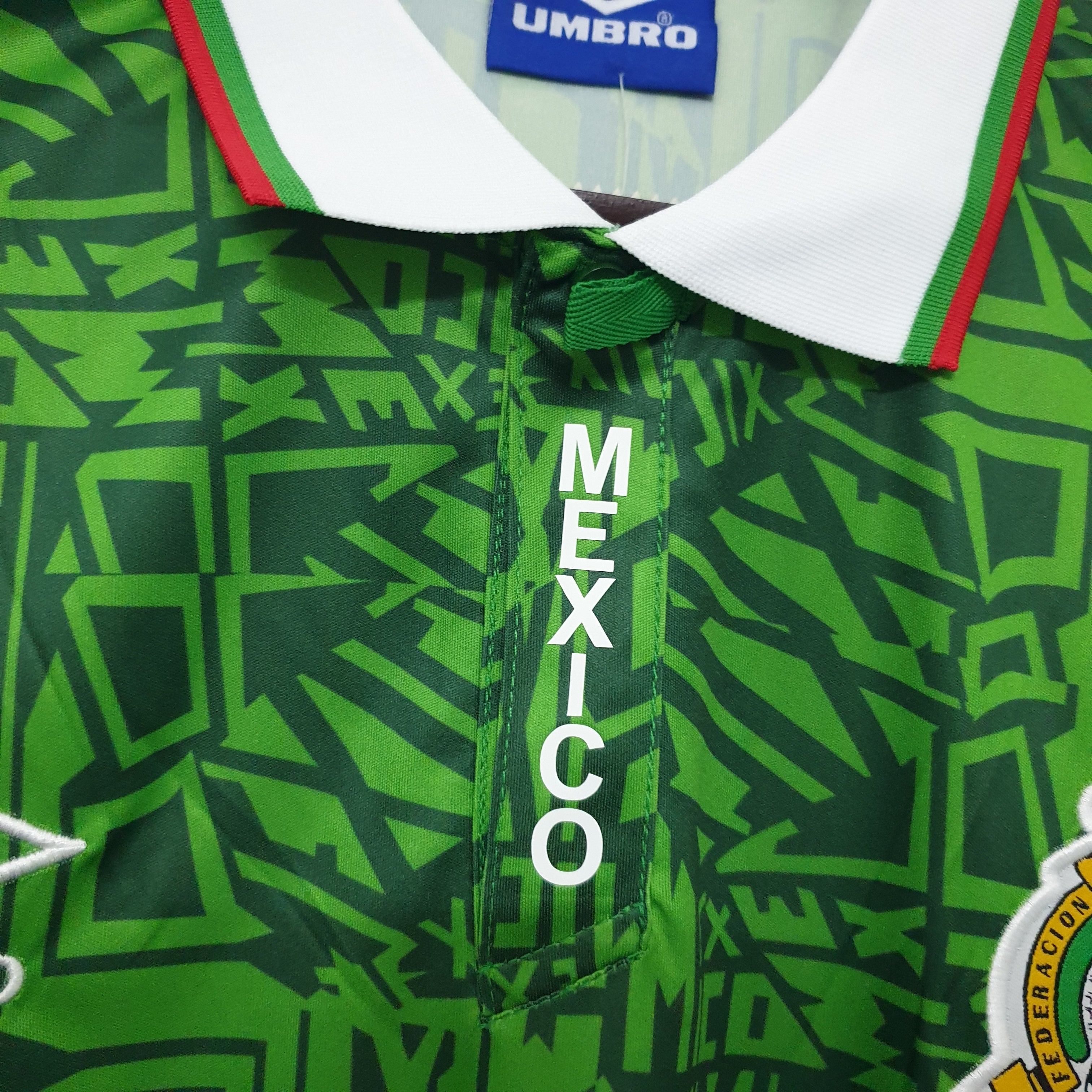 Mexico home jersey. Season 1994