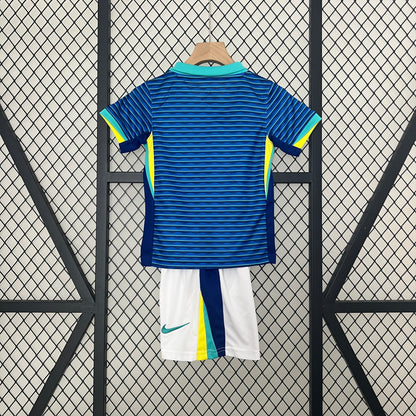 Brazil 2024 away kids set.