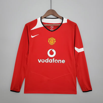 Manchester United longsleeve home jersey. Season 04/05