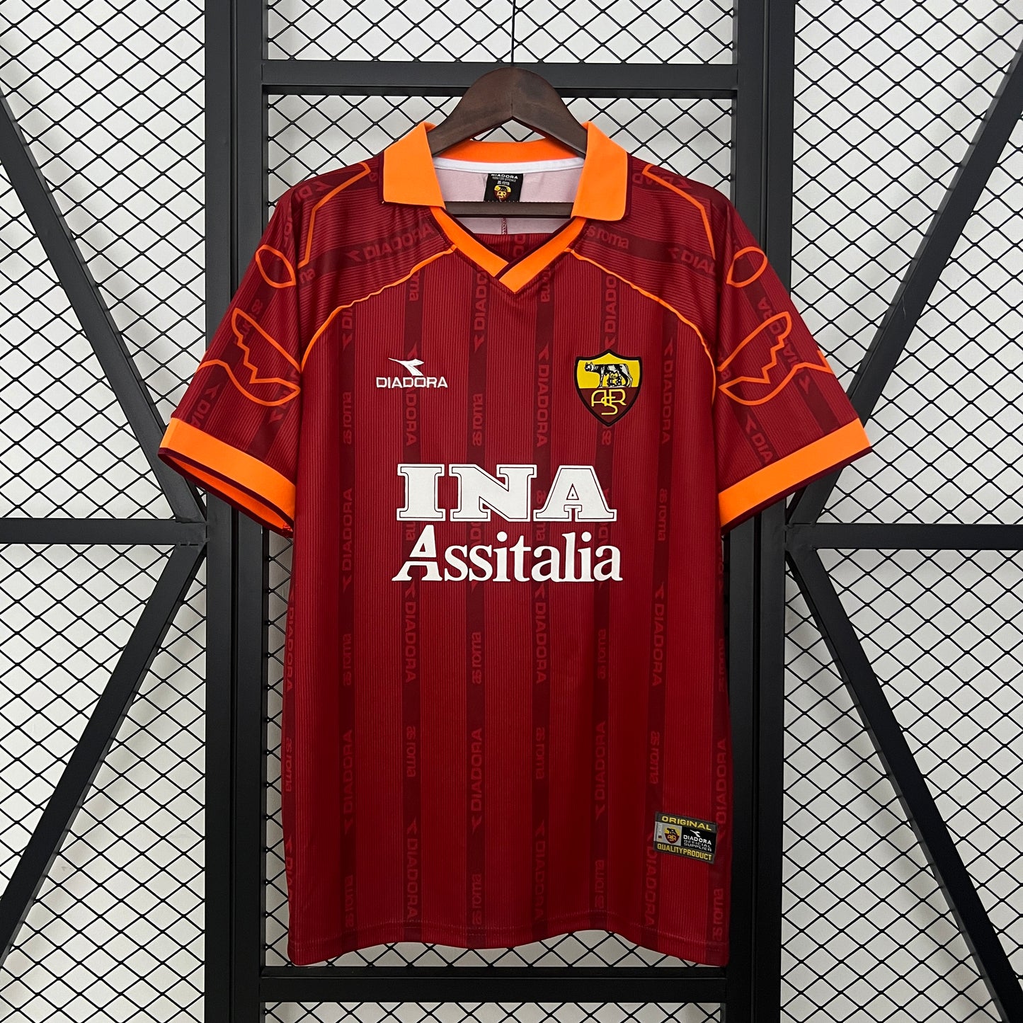 AS Roma home jersey. Season 99/00
