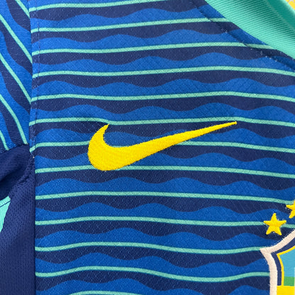 Brazil 2024 away kids set.