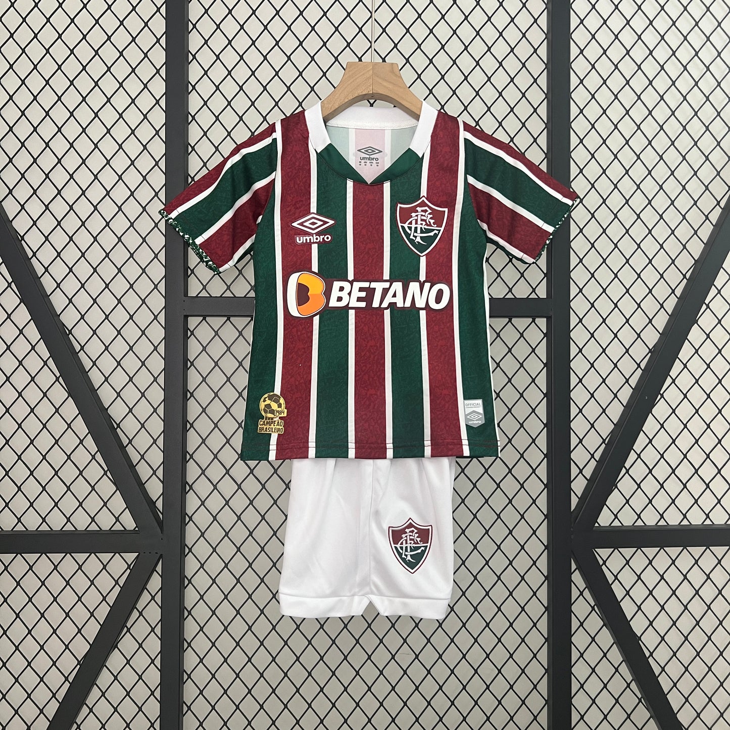 Fluminense home kids set. Season 24/25