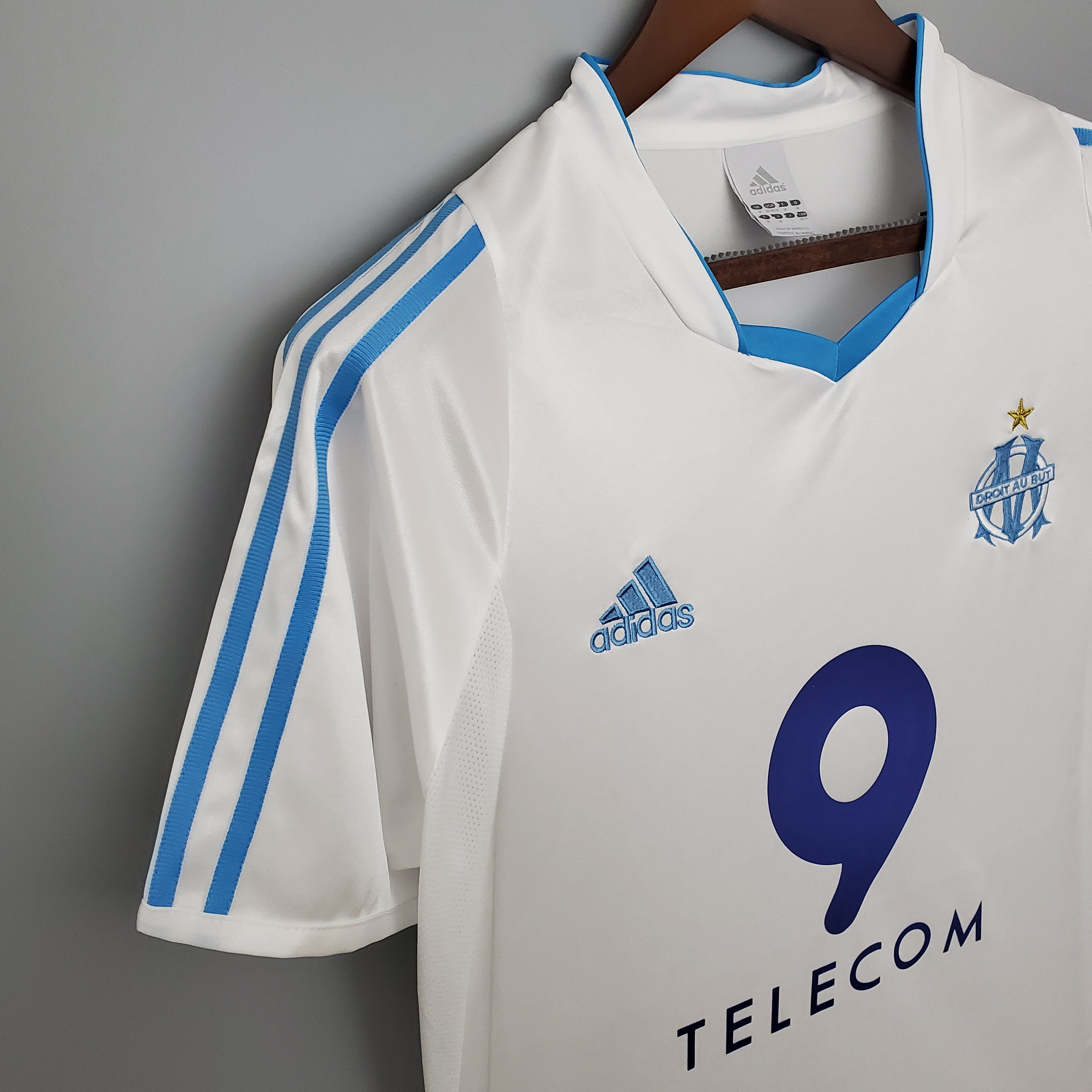 Marseille Olympique home jersey. Season 02/03
