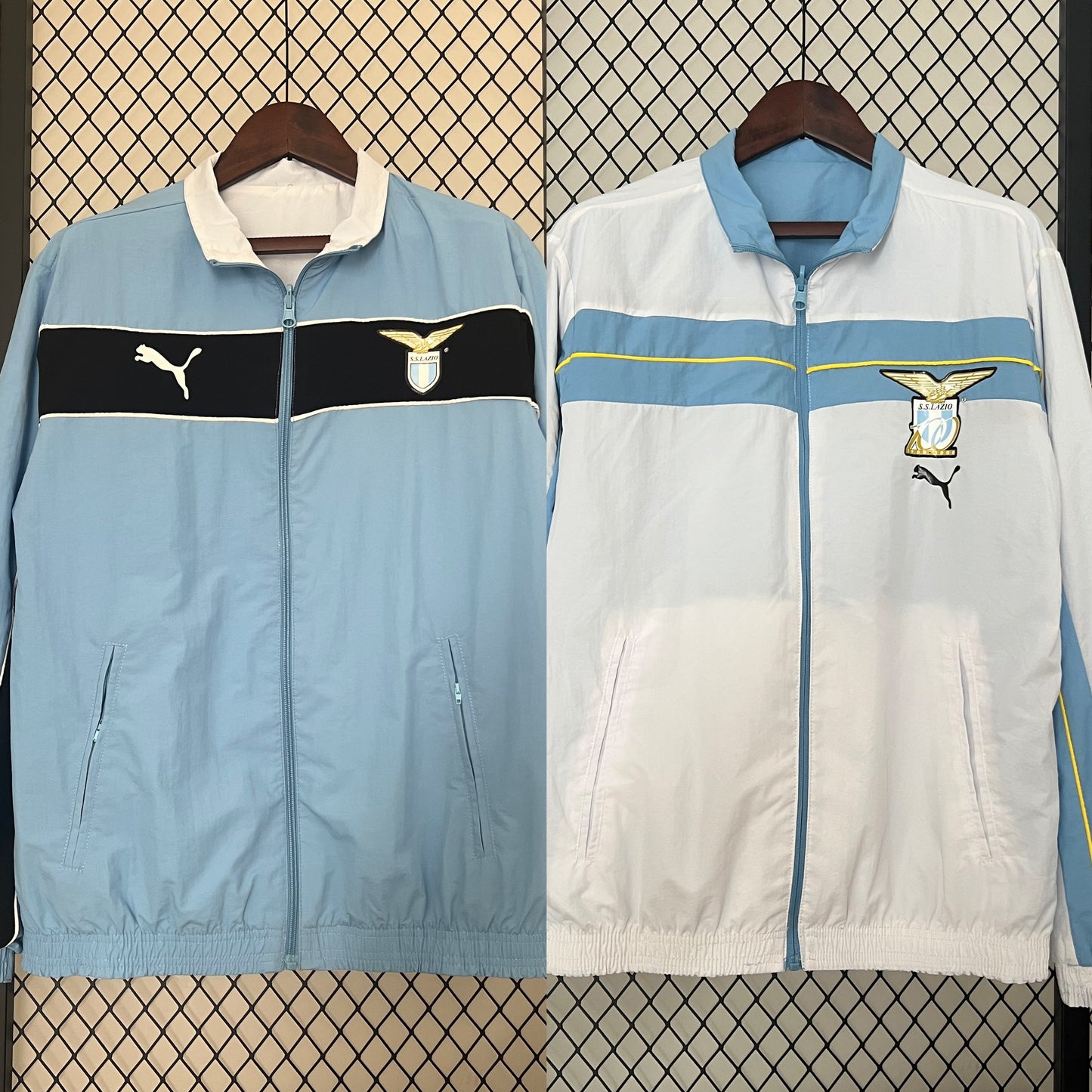 Lazio double-sided Windbreaker