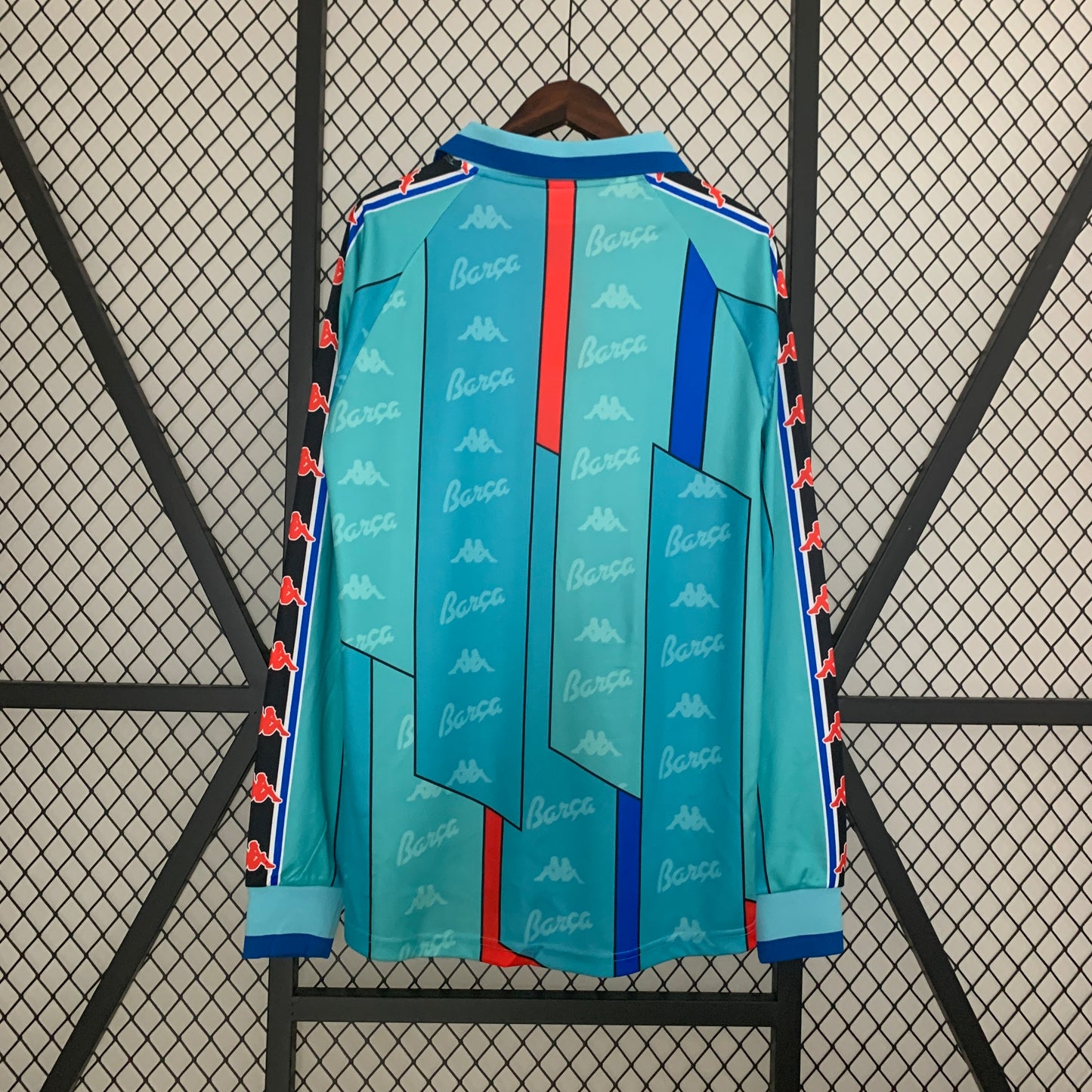 Barcelona longsleeve away jersey. Season 96/97