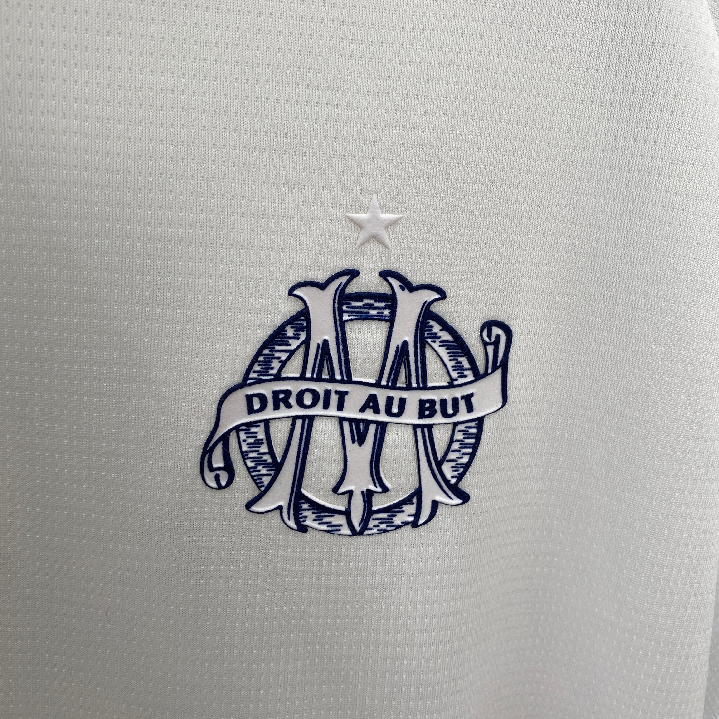 Marseille Olympique Special Edition white jersey. Season 24/25