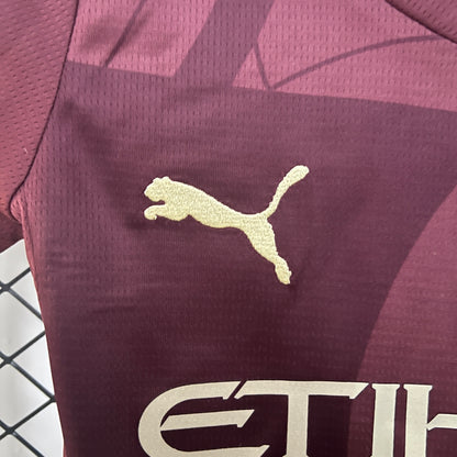 Manchester City away kids set. Season 24/25