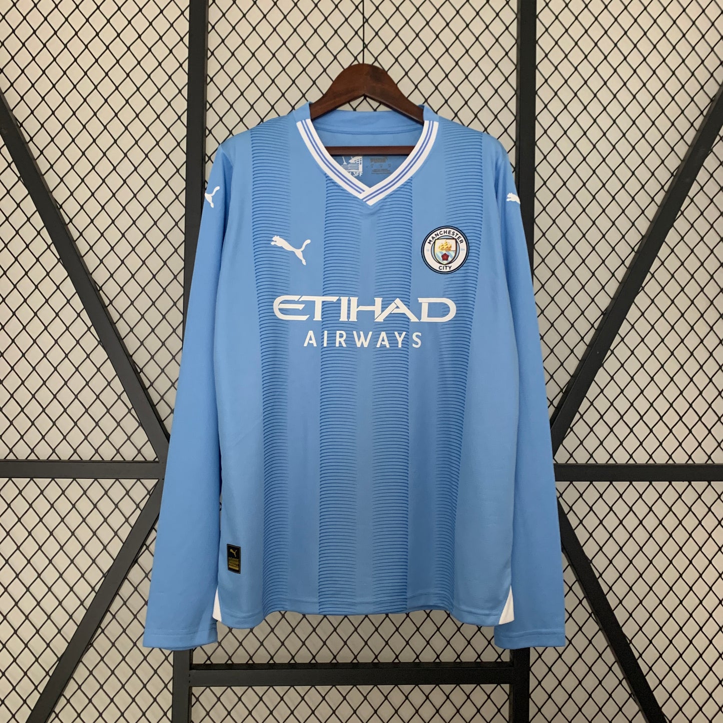 Manchester City longsleeve home jersey. Season 23/24