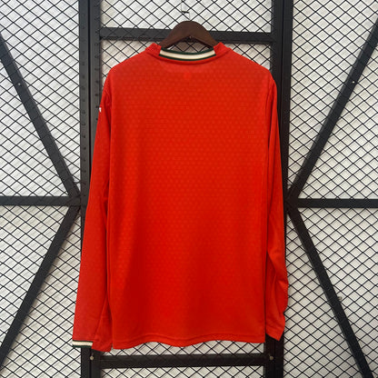 Portugal longsleeve home jersey. Season 25/26