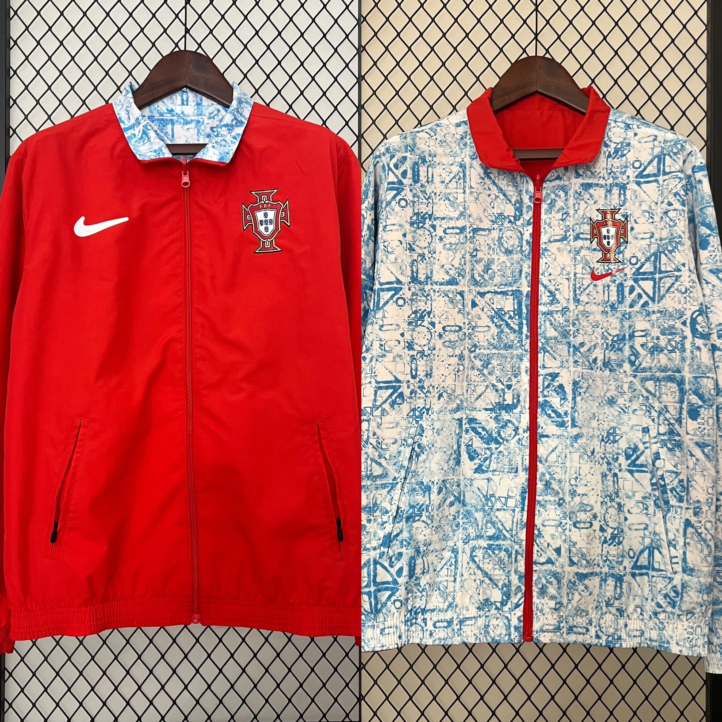 Portugal double-sided Windbreaker