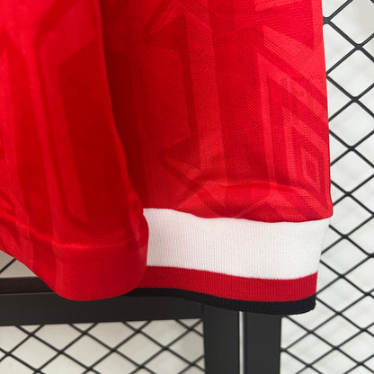 Manchester United longsleeve home jersey. Season 92/94