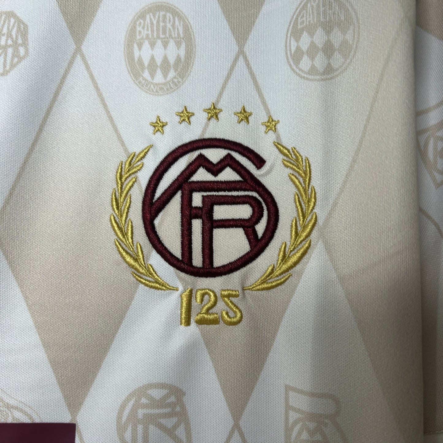 Bayern Munich 125 years Anniversary Special Edition jersey.
