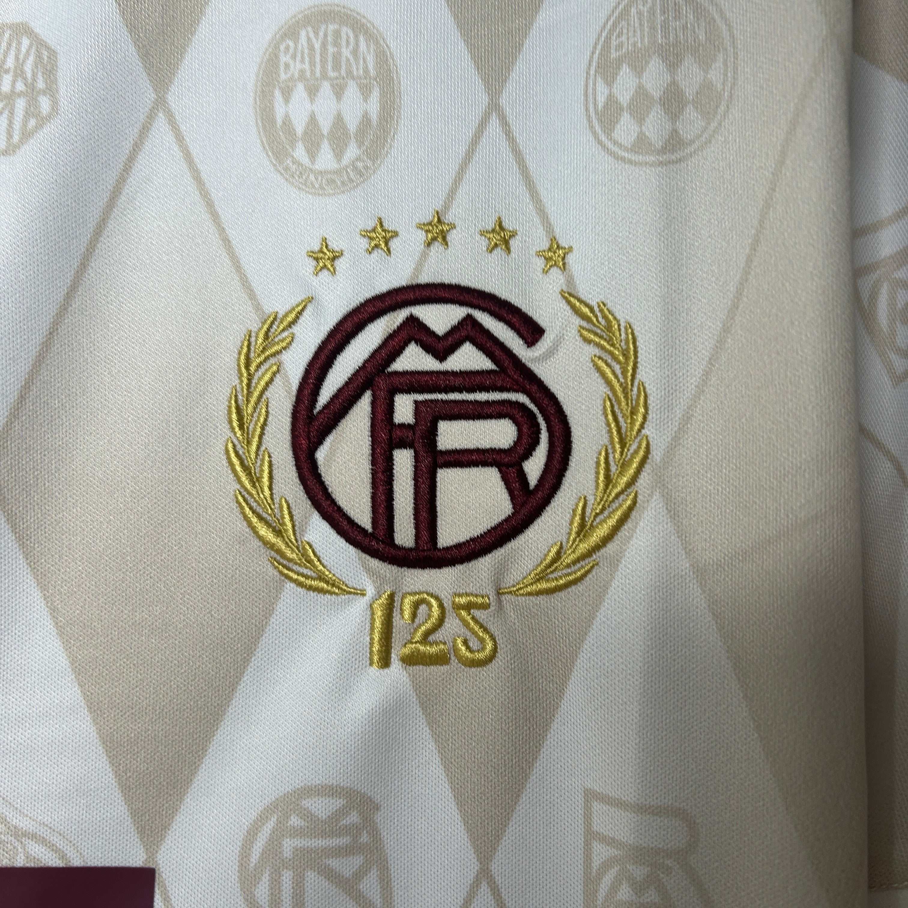 Bayern Munich 125 years Anniversary Special Edition jersey.