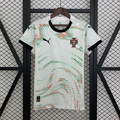 Portugal away jersey for women. Season 25/26