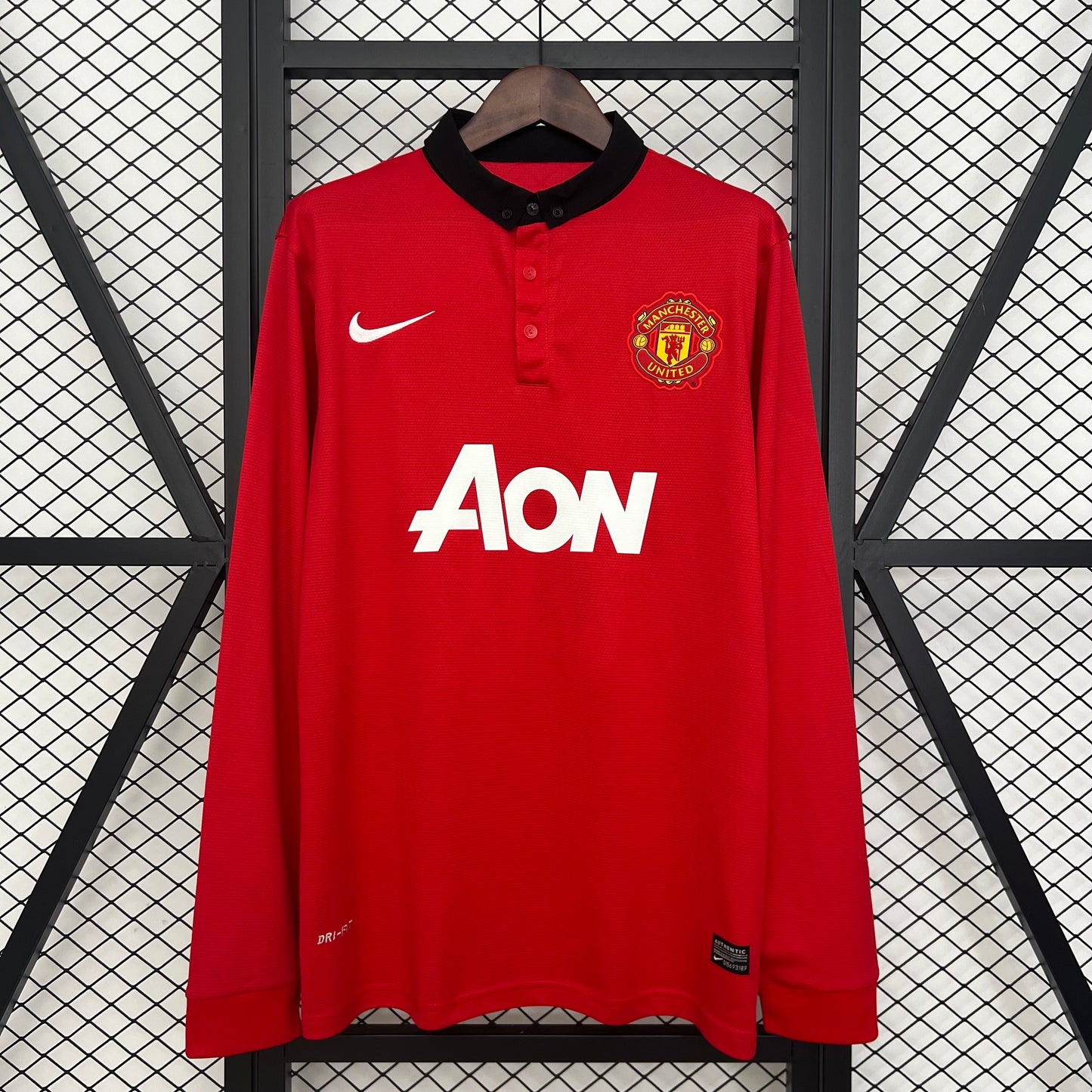 Manchester United longsleeve home jersey. Season 13/14