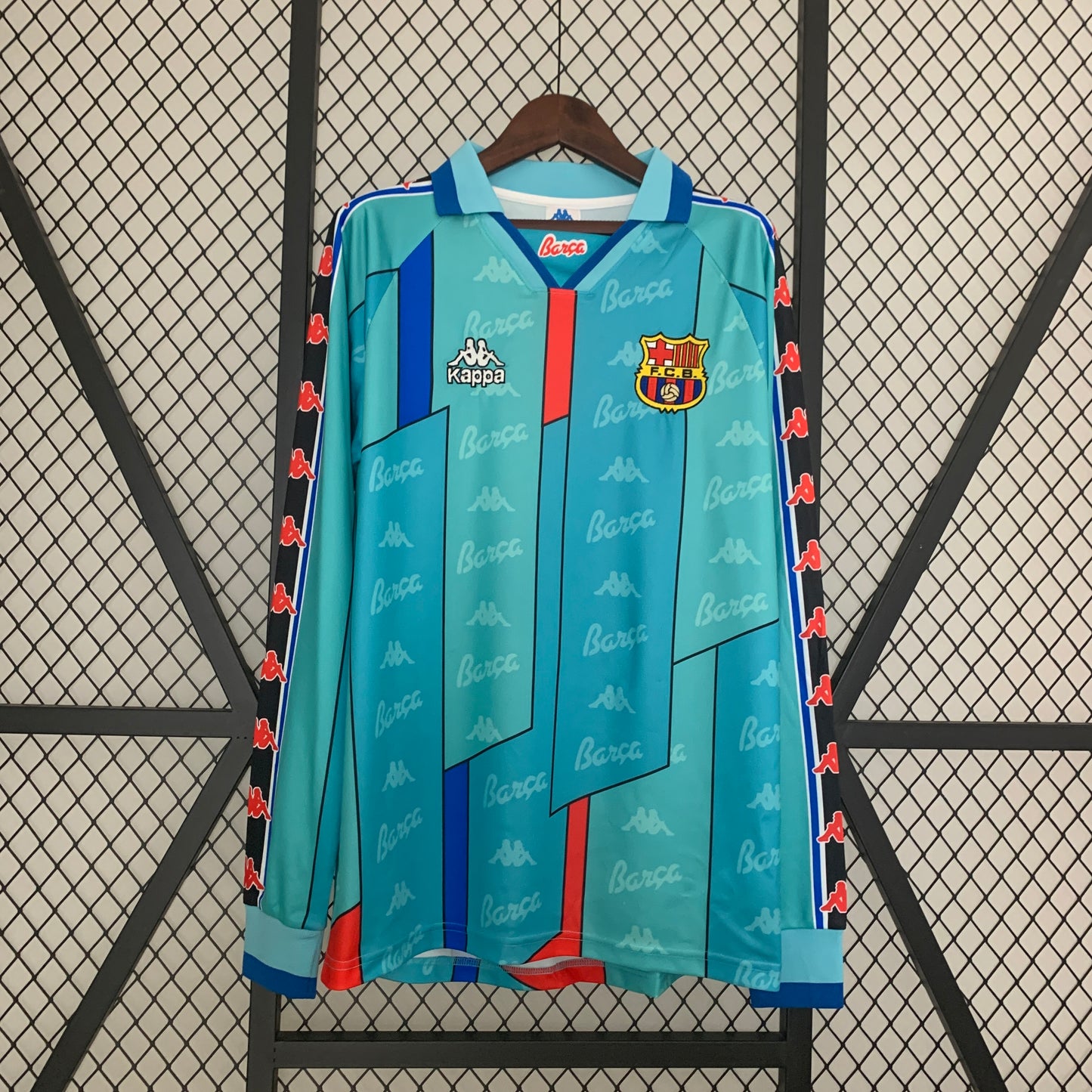 Barcelona longsleeve away jersey. Season 96/97