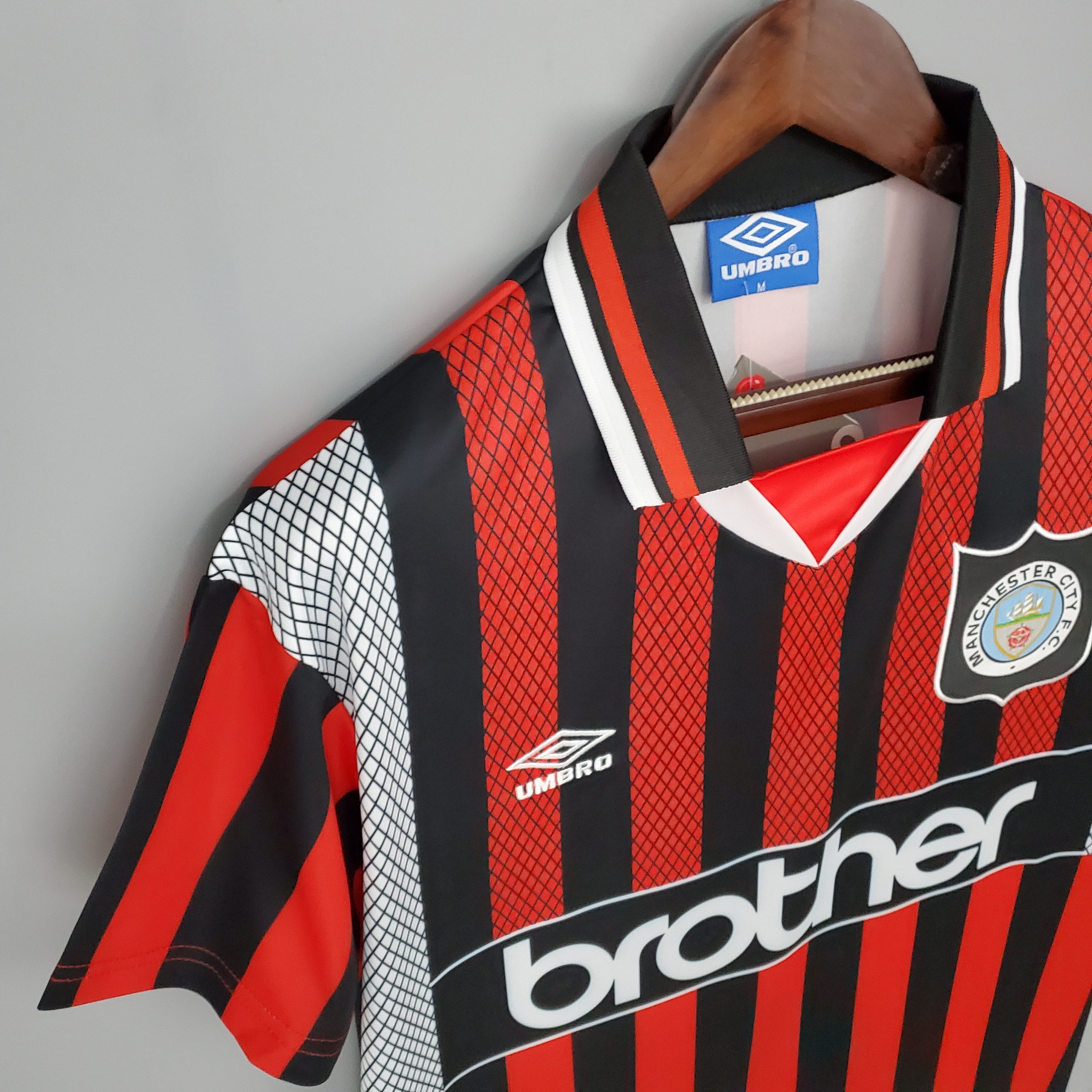 Manchester City away jersey. Season 94/95