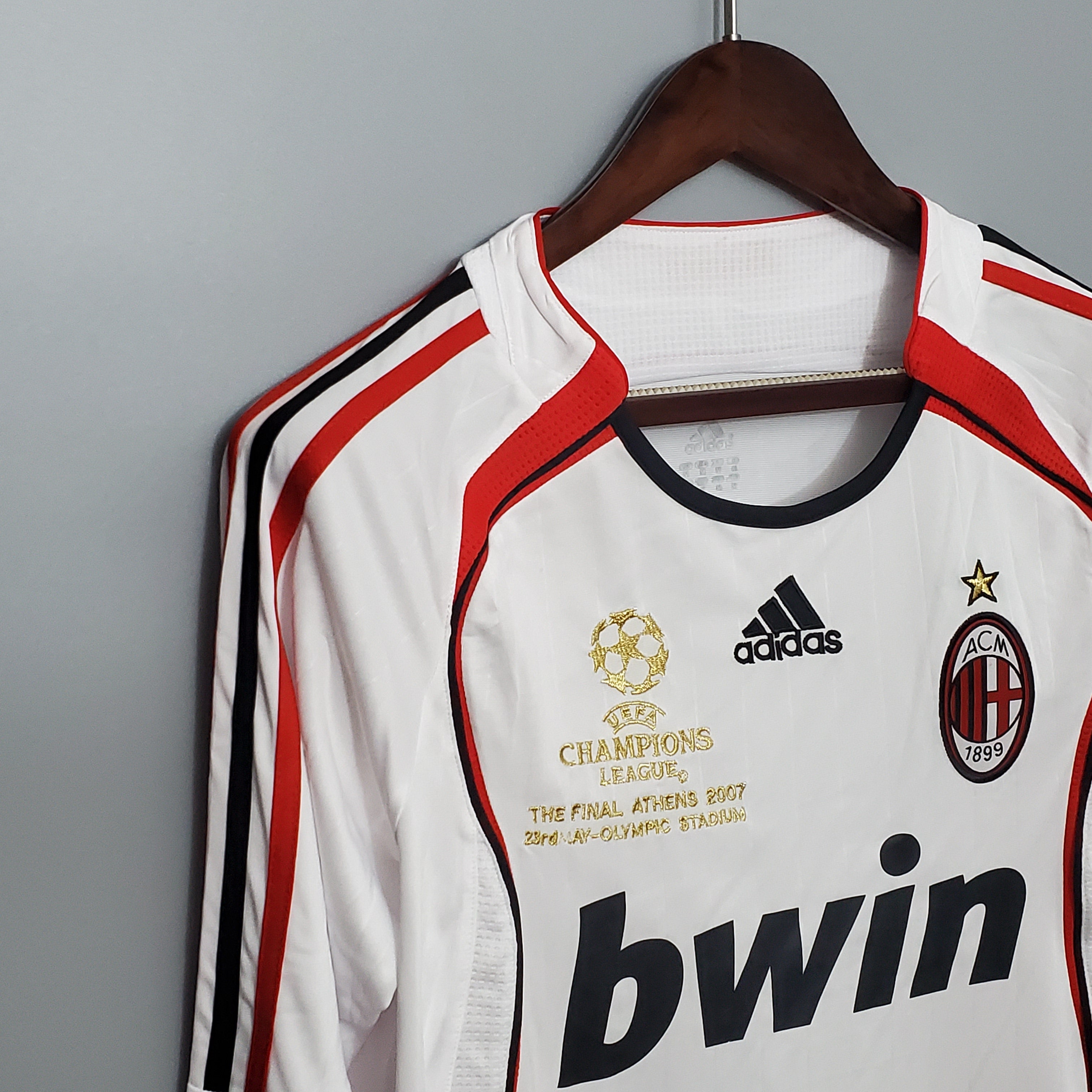 AC Milan UCL Final 2007 longsleeve away jersey. Season 06/07