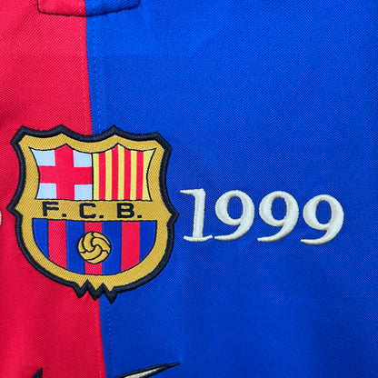 Barcelona longsleeve home jersey. Season 99/00