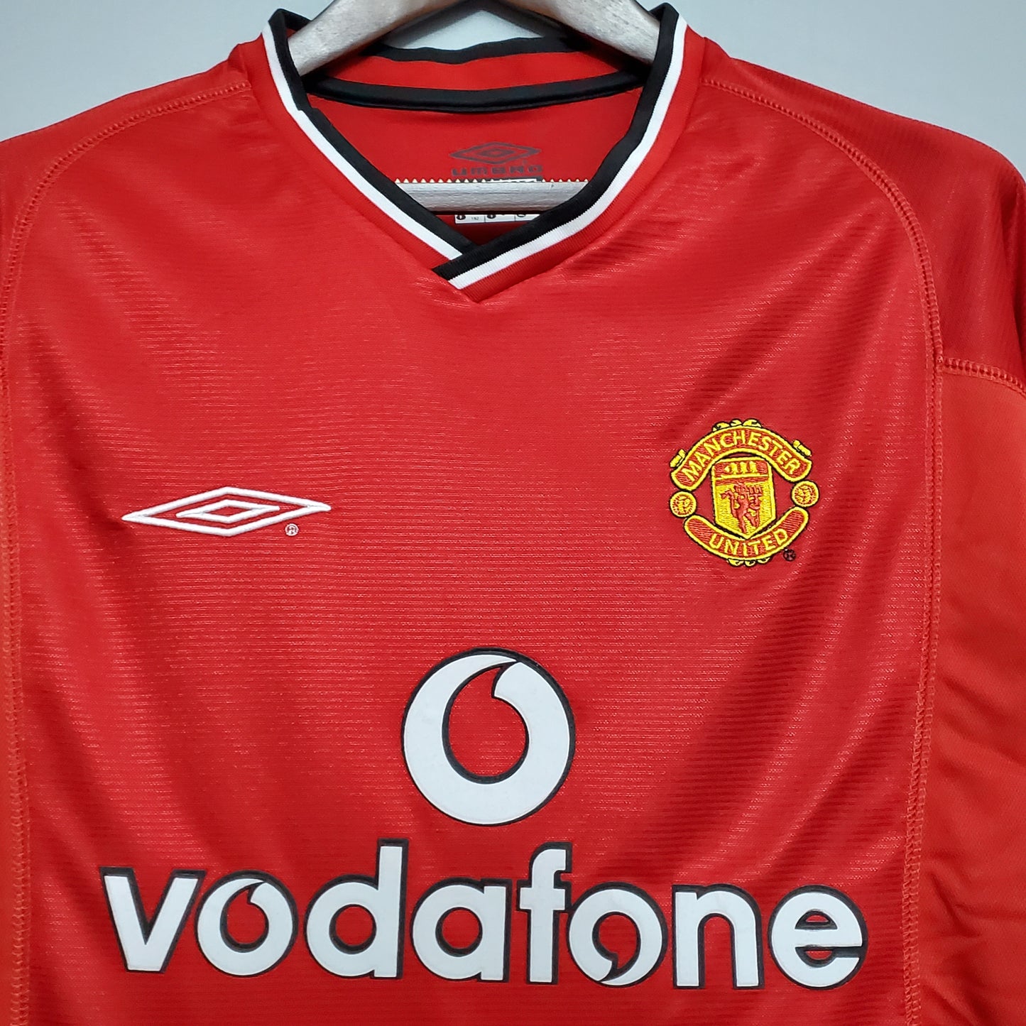 Manchester United home jersey. Season 00/02