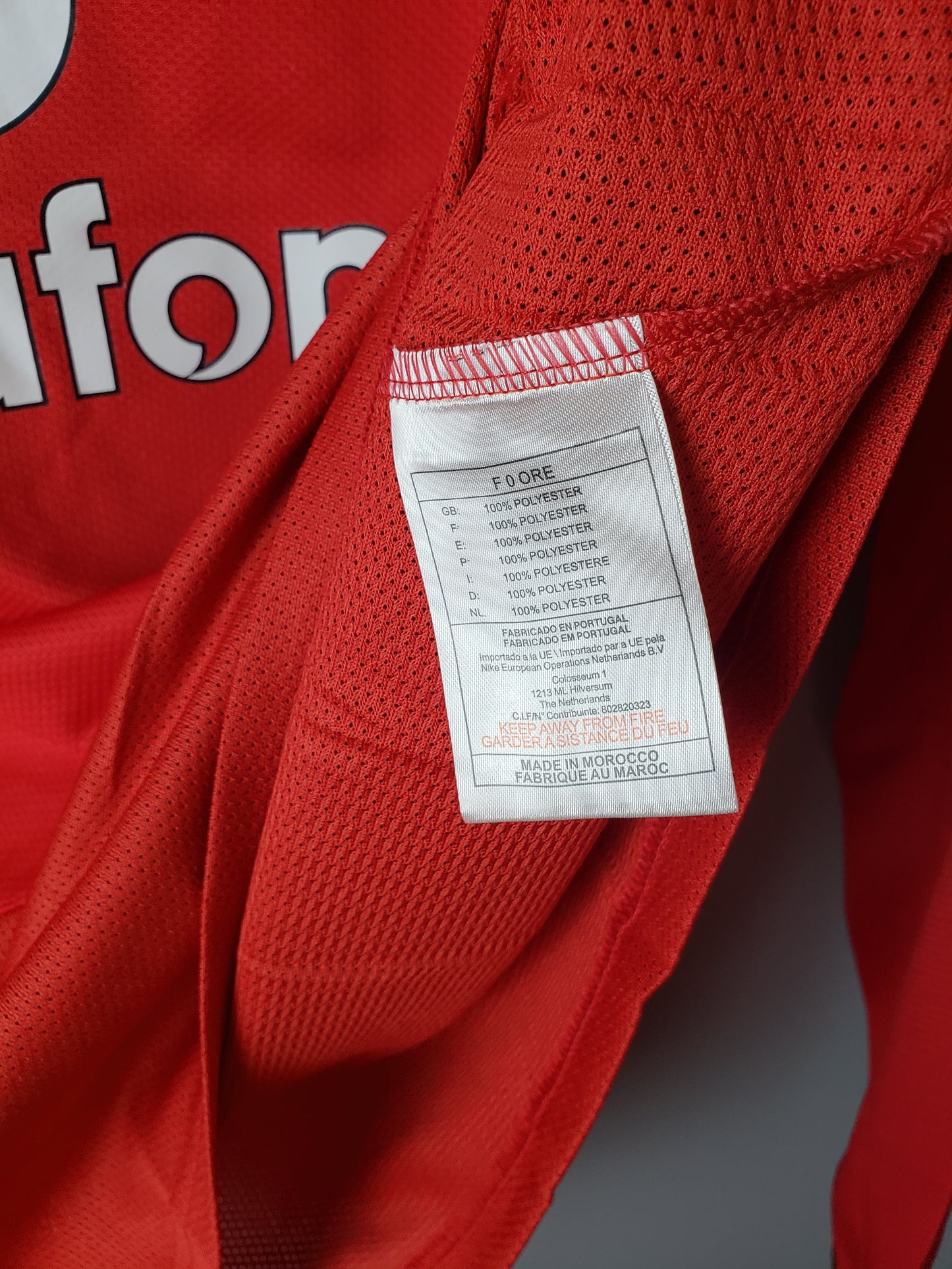 Manchester United longsleeve home jersey. Season 04/05