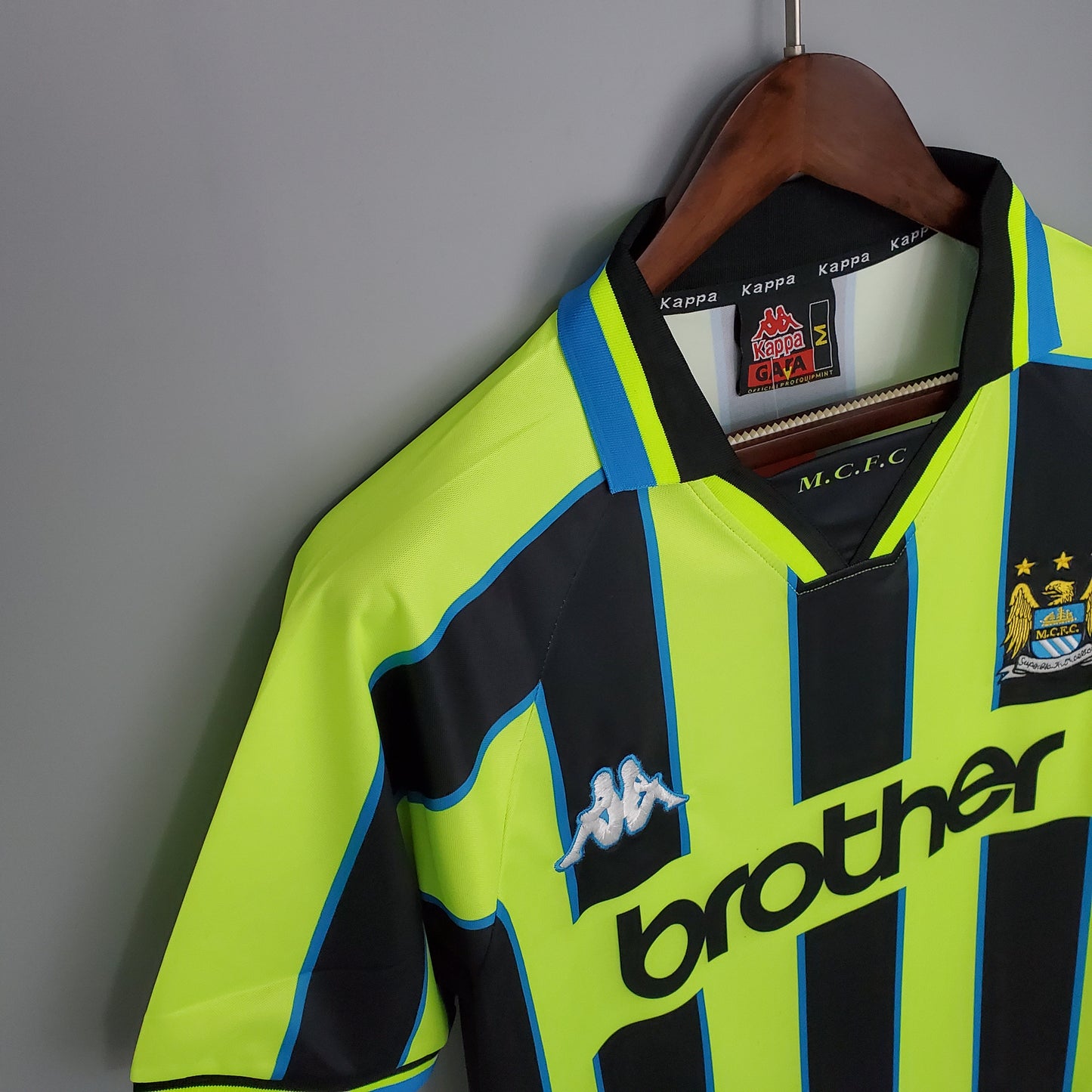 Manchester City away jersey. Season 98/99