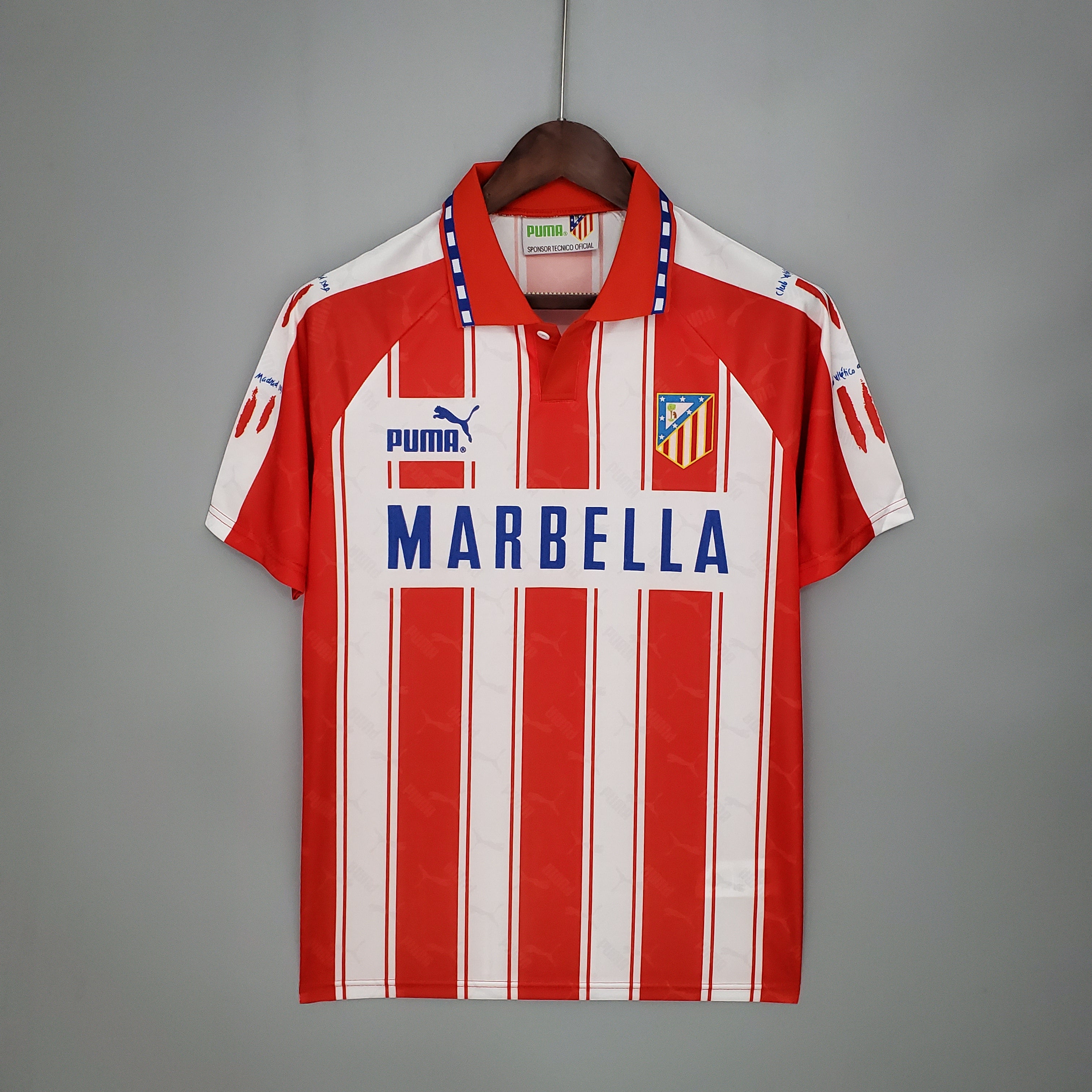 Atletico Madrid home jersey. Season 94/95