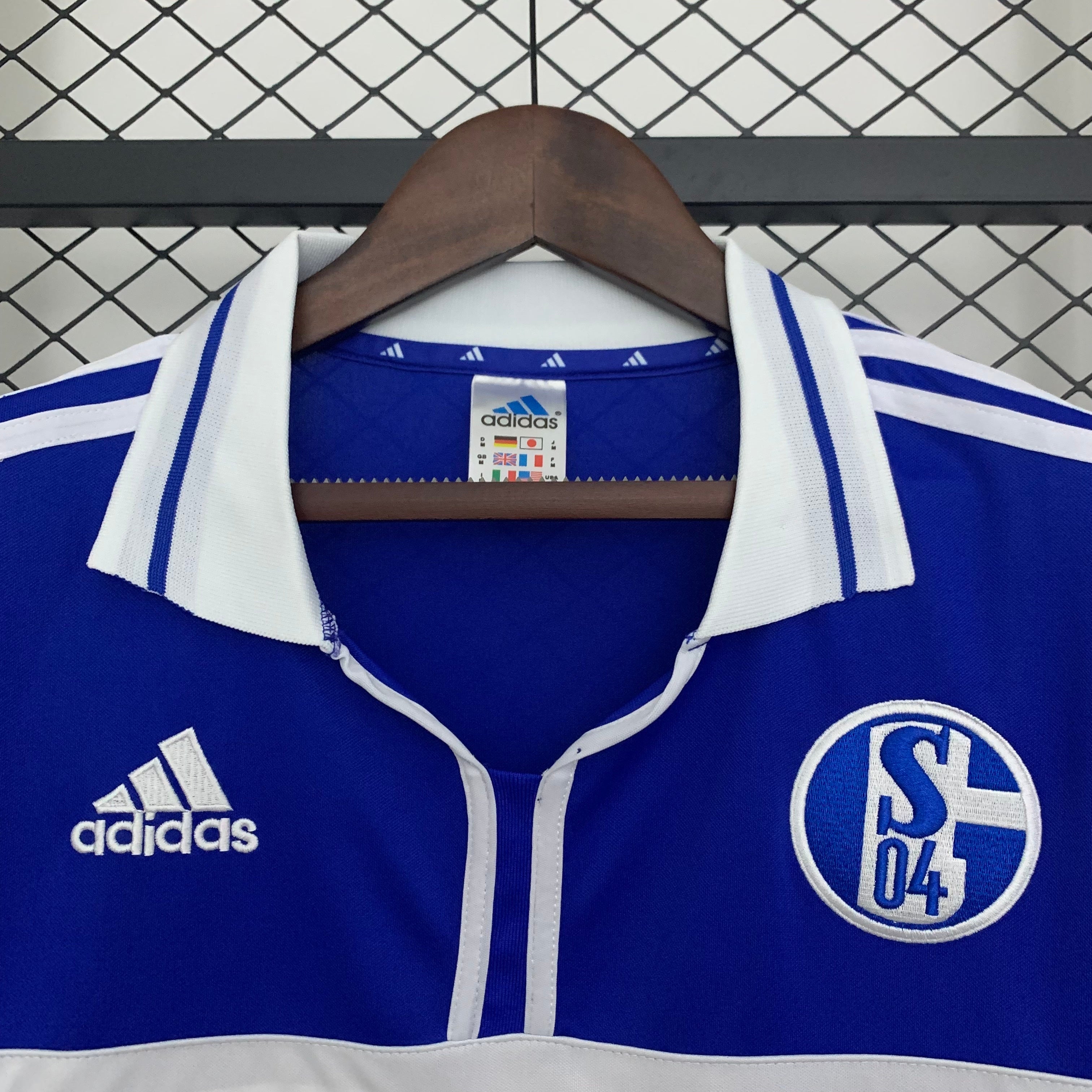 Shalke 04 home jersey. Season 01/02