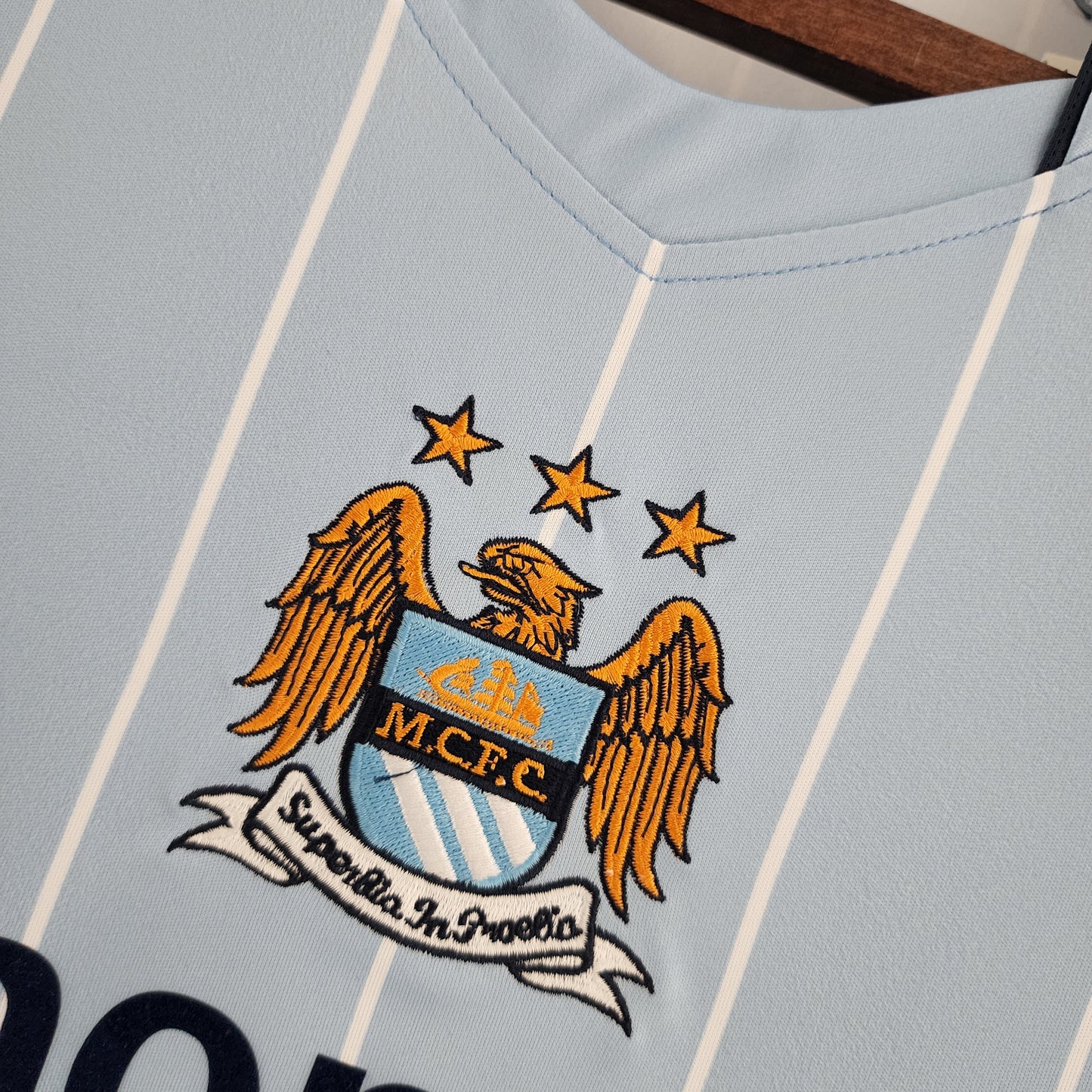 Manchester City home jersey. Season 08/09