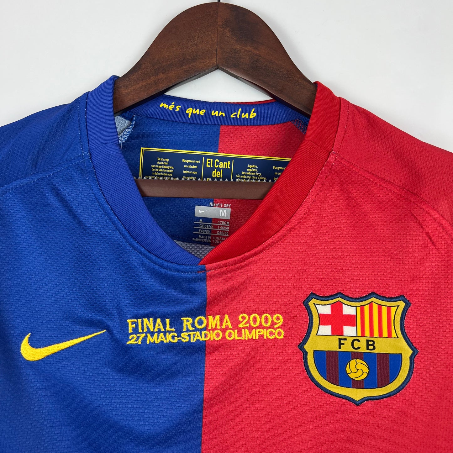 Barcelona UCL Final 2009 home jersey. Season 08/09